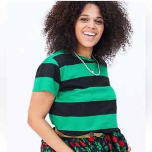 Clare V Rugby Striped tee size small